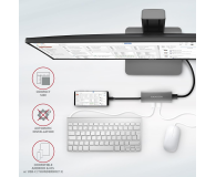 Axagon HMC-5G2, USB 10Gb/s hub, porty 2x USB-A 2x USB-C, HDMI 4k/60 - 1353436 - zdjęcie 4